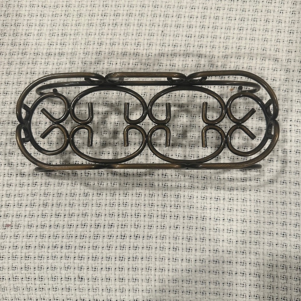 Metal Scrollwork Soap Holder Home Bronze Ornate‎ Vintage Victorian Decor Vanity